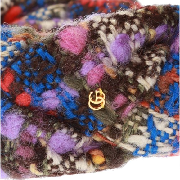 Gucci Armonia Tweed Braided Headband in Purple NEW W TAGS main image 5